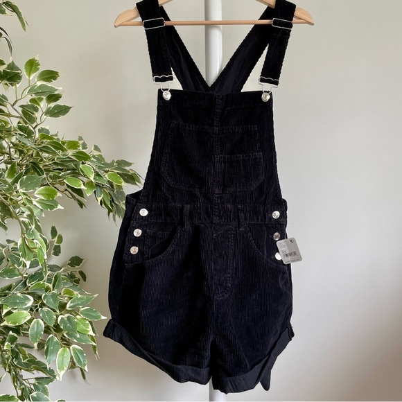 Free People Ziggy Cord Shortalls Brand New - Picture 4 of 16